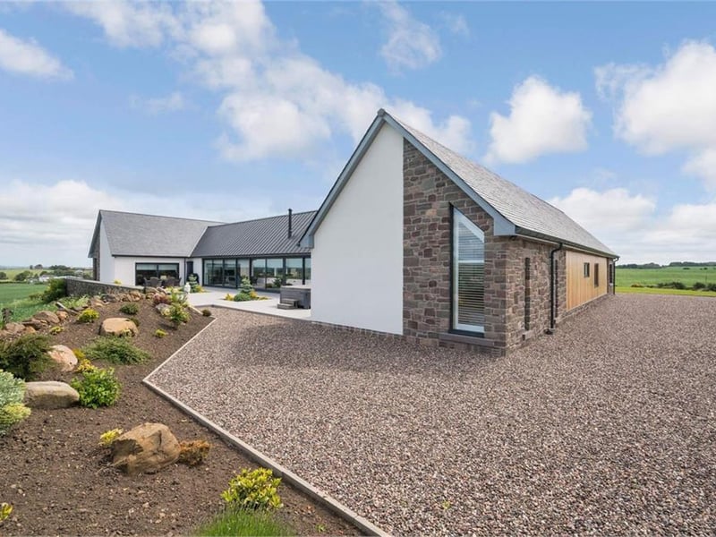 Landscaped grounds.