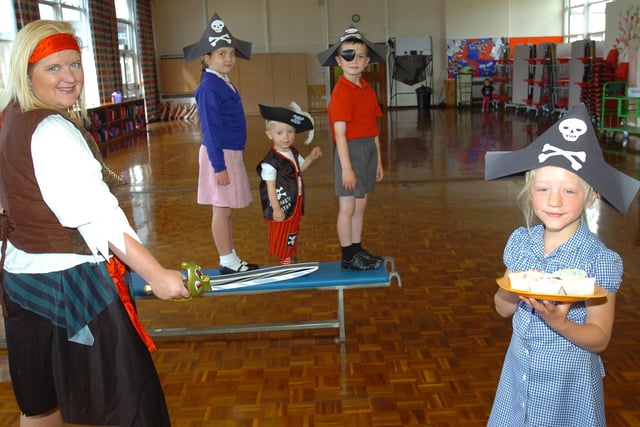 This looks like a winner at Throston Primary School where you could walk the plank, and dig in to tasty cakes at the 2010 summer fair. Remember this?