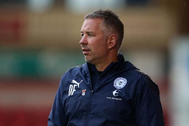 Darren Ferguson, manager of Peterborough United: Lewis Storey/Getty Images