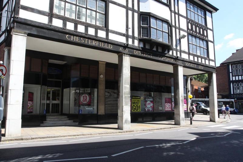 Chesterfield's large home and fashion Co-op department store closed in 2013.
