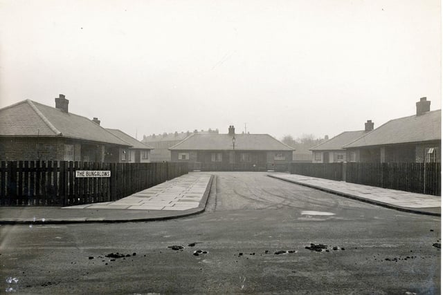 Picture of Barker Lane Bungalows. Pictured supplied by Chesterfield Museum Service\Chesterfield Borough Council