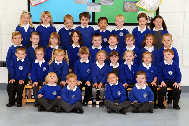 Mrs Brenen's reception class at Westoe Crown Primary School - but who can you recognise?