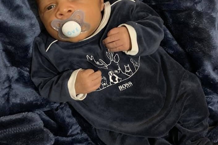 Kay Odion, said: "My last of 6 baby boy Tane Odion born 18th December 2020 (second lockdown) weighing 5lb11 started giving us his gorgeous smiles and completed our family."