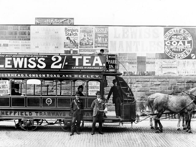 Sheffield horse drawn tram no 33