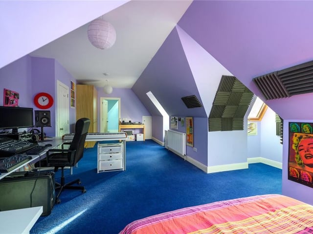 Top floor bedroom.