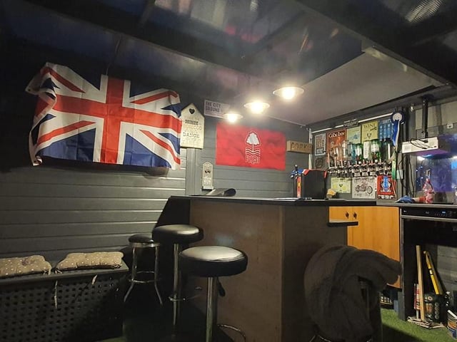 Richard Barnes shared this photo of his home bar.