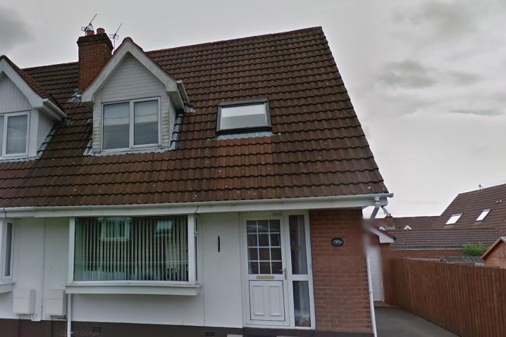 On the market for £185,000, this home has a detached garage converted to a home office and utility.  Agent: UPS