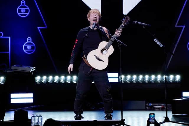 Ed Sheeran is one of the big names who will be performing at the Brit Awards 2022, alongside Adele, Dave and Liam Gallagher. Photo by John Lamparski/Getty Images.