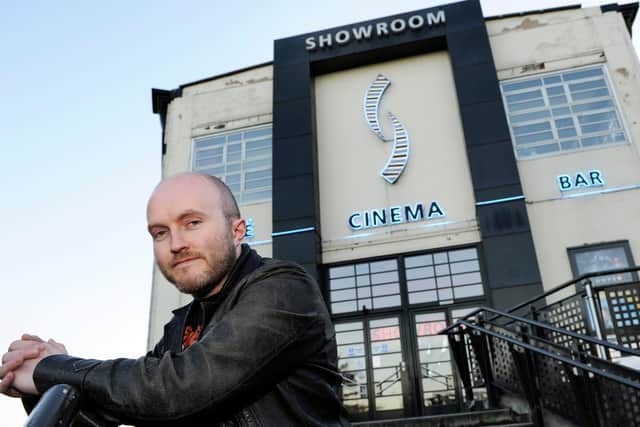 Rob Nevitt, director of the Celluloid Screams Horror Film Festival, at the Sheffield Showroom Cinema on Paternoster Row