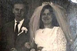Kenneth and Sheila Webster on their wedding day on December 23, 1961 at St Aidan's Church, Sheffield