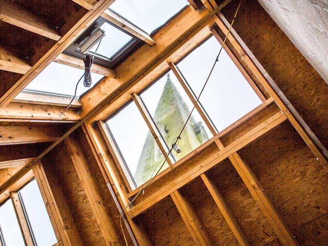 Roof windows.