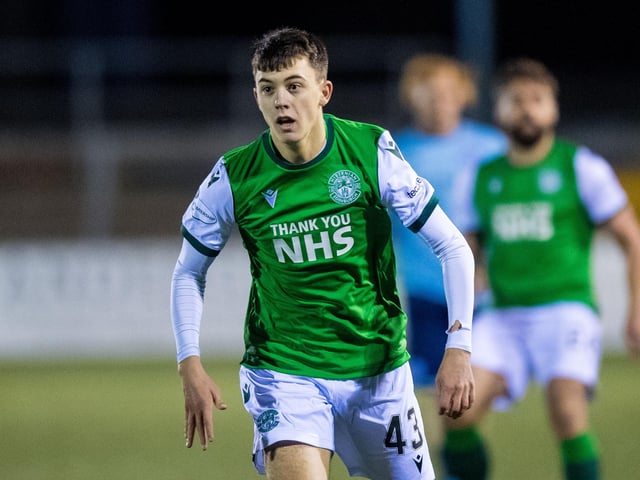 Youngster showed some nice touches on the right