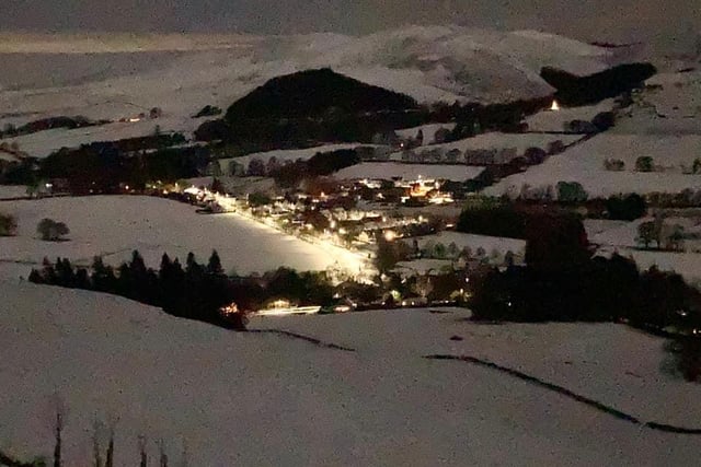 Lousie Willins took this evocative picture of Broughton in moonlight.