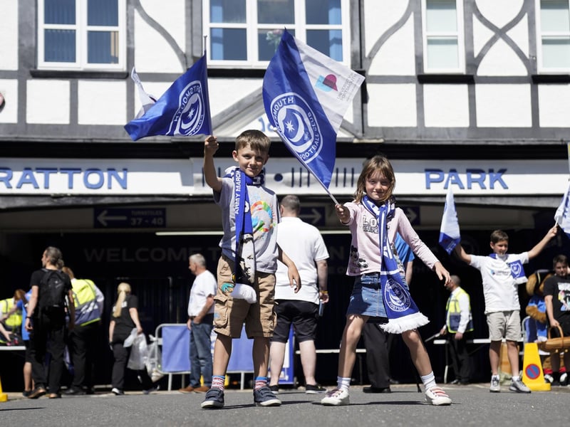 Pompey fans back en masse at Fratton Park. Picture: Jason Brown.