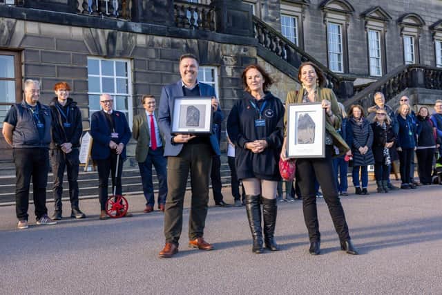 Simon Wales of STOW, SarahMcLeod of Wentworth Woodhouse and Fiona Wall from Hopetoun House