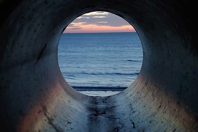 A different view of the sea by Kelly Fisk.