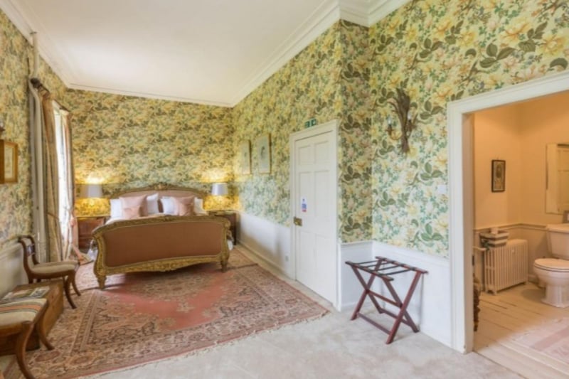 The chateau has eight sumptious bedrooms for guests to choose from - all immaculately decorated.