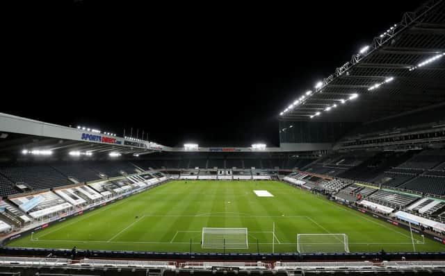 St James's Park, the home of Newcastle United. (Photo by Scott Heppell - Pool/Getty Images)