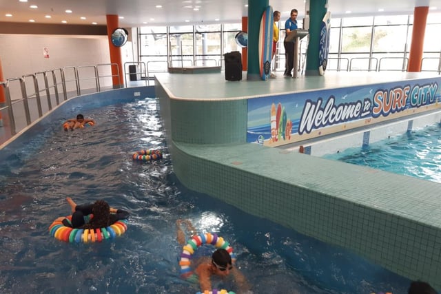 The Surf City leisure swimming pool at Ponds Forge in Sheffield is reopening after a £500,000 refurbishment, having been closed since July 2021