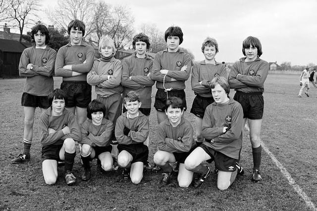 The 2nd Mansfield Scouts Football Team had their team photo taken in 1980