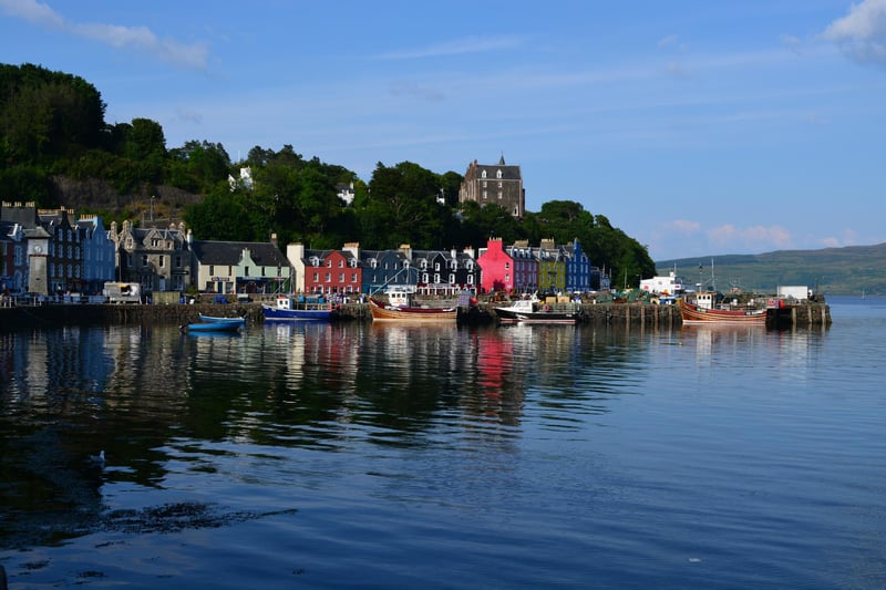 Tobermory, on the Isle of Mull, scored scored 45 out of 70 possible points.