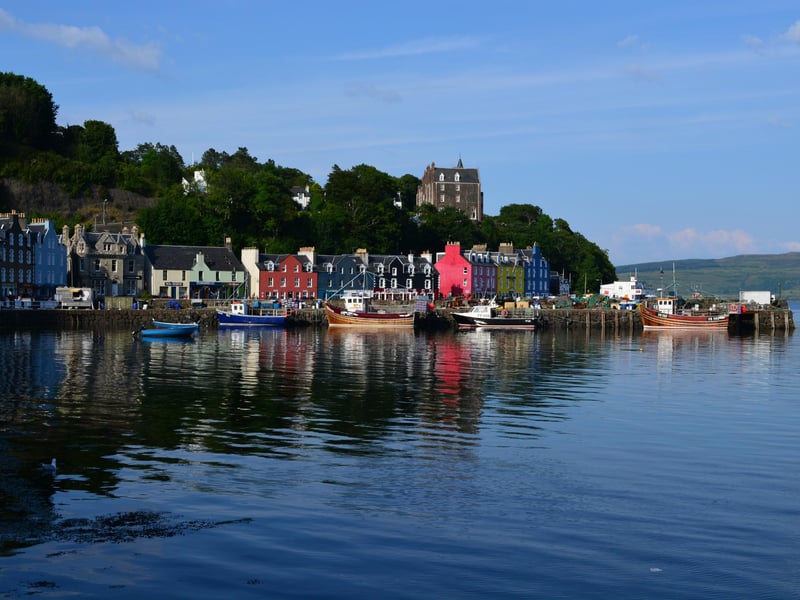 Tobermory, on the Isle of Mull, scored scored 45 out of 70 possible points.
