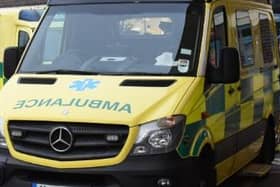 Two people were taken to hospital after a car crash in the early hours of the morning on Outgang Lane, Dinnington. File picture shows an ambulance