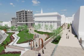 The river walk is a central part of wider plans to bring new homes and investment into Rotherham town centre, as the council looks to reshape the area around the waterfront.
