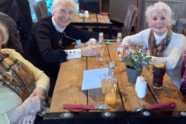 Penistone and Stocksbridge MP Miriam Cates (first from right) made a guest appearance at Norfolk Arms' Friendship Lunch.
