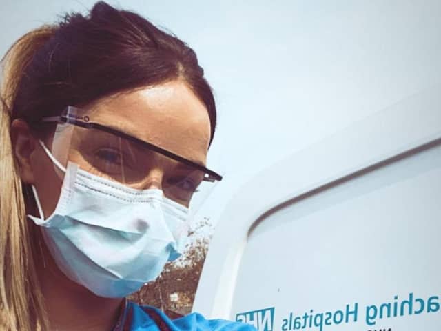 Sheridan Loxley is a dental nurse who worked for the NHS in Sheffield during the Covid pandemic