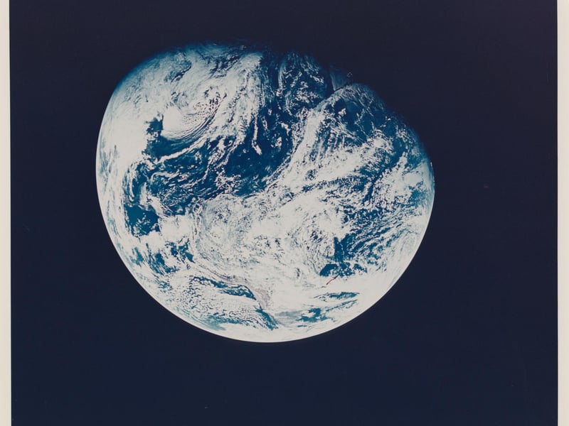 NASA astronaut William Anders illuminated the world (quite literally) on Apollo Mission 8, when he took the first ever photograph by a human from beyond the earth’s orbit. The photograph featured on the cover of Time Magazine in January 10, 1969 and became one of the 20th century’s most iconic space images. During the Apollo 8 mission the earth appeared as a ‘disc’, which is what Anders captured on December 21, 1968 at 13:06 GMT. Commenting on this Anders said: “We came all the way to see the moon and the most important thing is that we discovered the earth”. The photograph is estimated to fetch £2,000-£4,000 at auction.