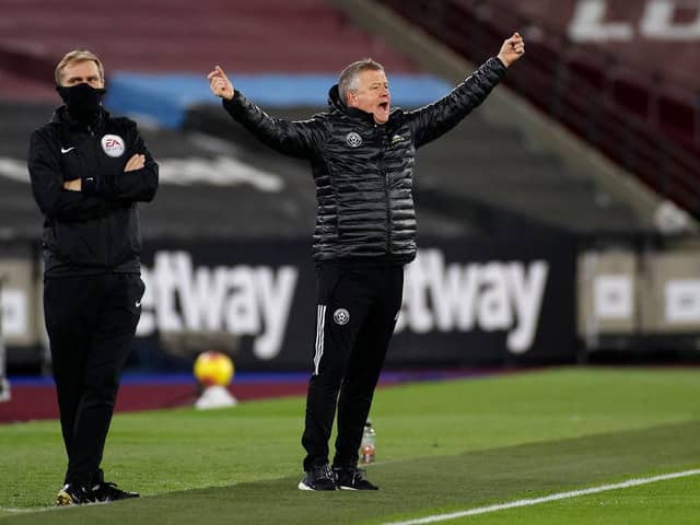 Chris Wilder, Manager of Sheffield United. (Photo by John Sibley - Pool/Getty Images)