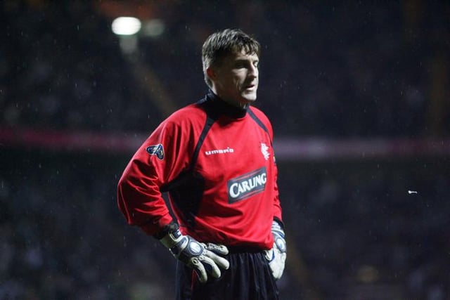 09/11/05 - Stefan Klos conceded during a goalmouth mix-up involving Bobo Balde and Hamed Namouchi as Rangers went out of the CIS Cup quarter final 2-0