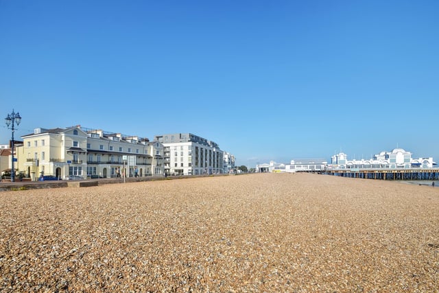 The three bedroom maisonette is right on the seafront - and you are literally a stone's throw away from the beach.