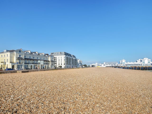 The three bedroom maisonette is right on the seafront - and you are literally a stone's throw away from the beach.