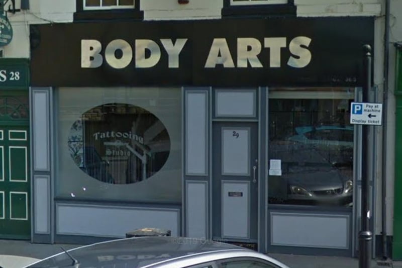 Body Arts, 29 Market Place, DN1 1NE. Rating: 4.6/5 (based on 96 Google Reviews) "Brilliant tattoos, friendly welcoming staff, good prices and they also do piercings."