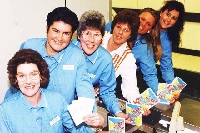 Asda staff from Ocean Road, South Shields store were pictured receiving awards for giving good customer service in April 1994.
Pictured are Tricia Heselton, Mandy Hutchinson, Norma Liddle, Sylvia Lamb, Tina Barker and Gillian Hensan.