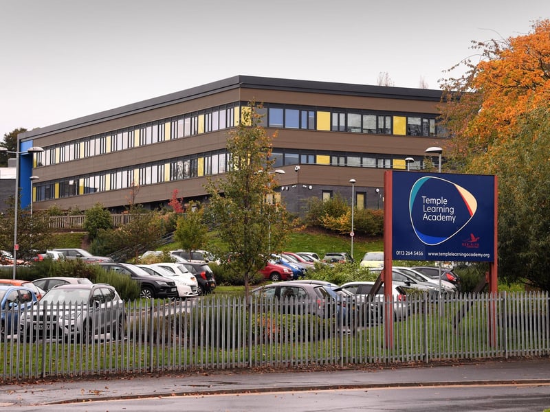Temple Learning Academy, located on Neville Road, Halton Moor Avenue, scored an overall rating of 'Well Below Average' and a GCSE 5+ rate of 3.4 per cent.