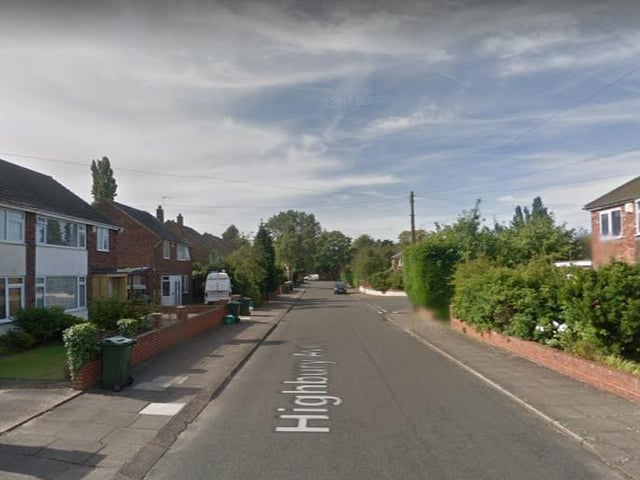 There were another 5 reports of burglary made near Highbury Avenue, Bessacarr.