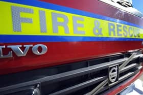 Firefighters are tackling a blaze in Totley this morning