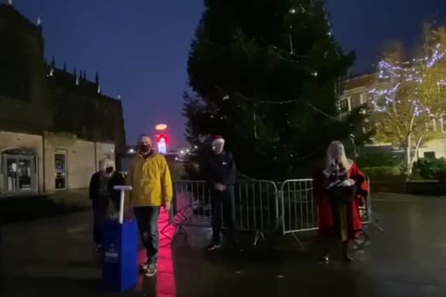 Last year's virtual Christmas lights switch on