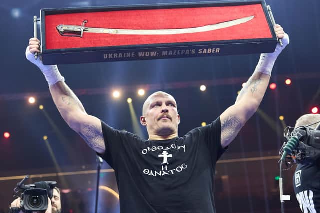 Oleksandr Usyk Pic via Matchroom Mark Robinson