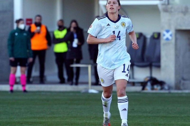 The Edinburgh born midfielder joined newly professional Celtic Women in the summer and has had an outstanding season so far. Her form was rewarded with his first call up to the Scotland squad for games against Cyprus and Portugal and looks like she could mould into a key cog in the future of Scotland's national team.