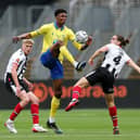 A goal by Sheffield Wednesday-linked Solihull Moors striker Kyle Hudlin wasn't enough to stop Grimsby from achieving promotion to League Two.