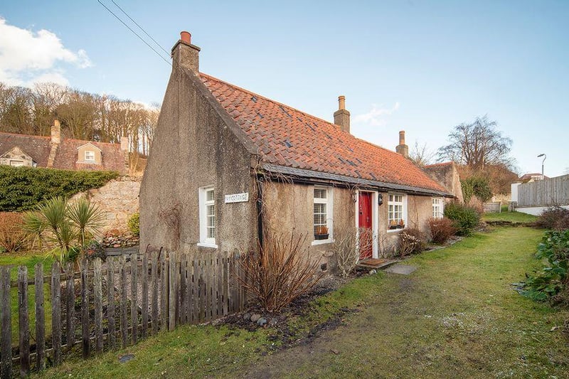 A traditional stone built cottage with a pantile roof located in Currie, Midlothian. This property is on the market for offers over £145,000.