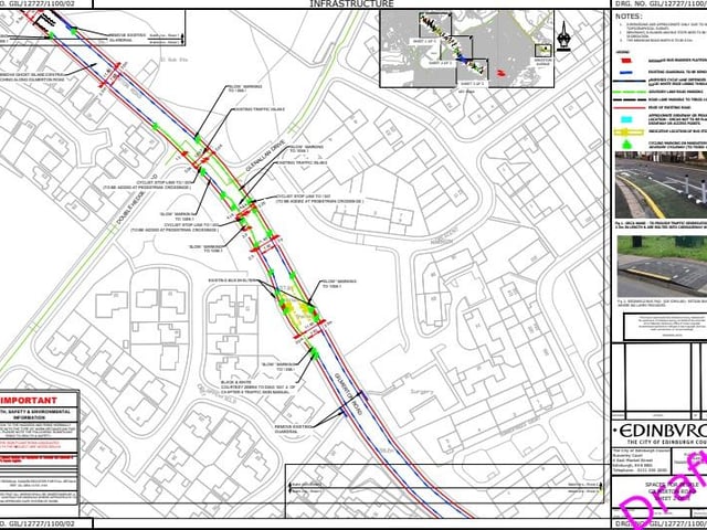 Provision of safer cycle conditions on a main road into the city connecting various communities and schools.