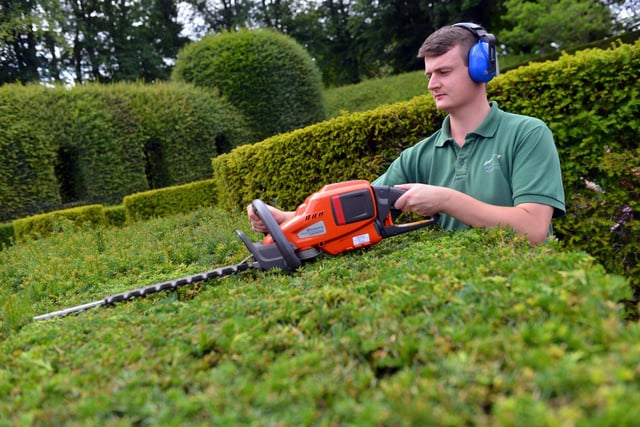 Gardeners work throughout the day to ensure that Alnwick Gardens is looking great at all times.