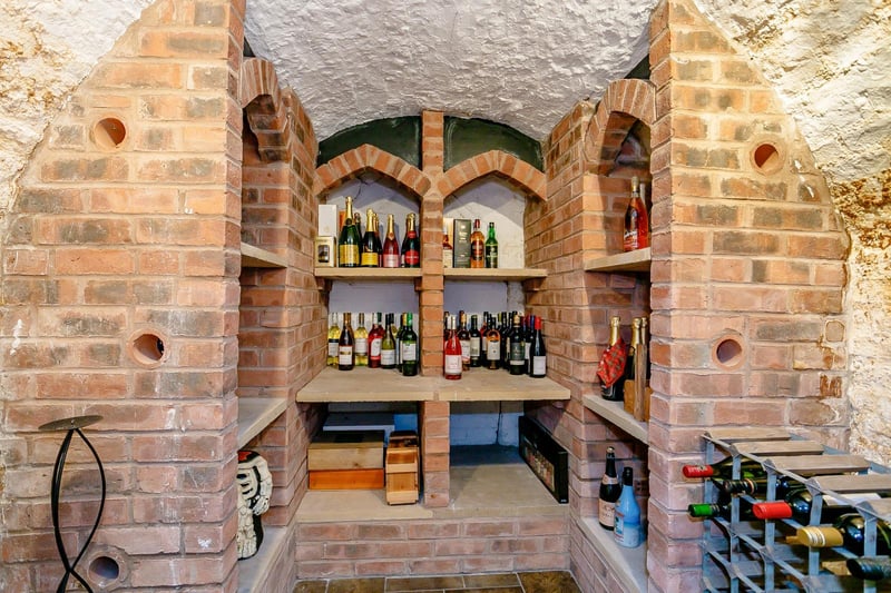 Feel like a you own your own vineyard with his stunning wine cellar
