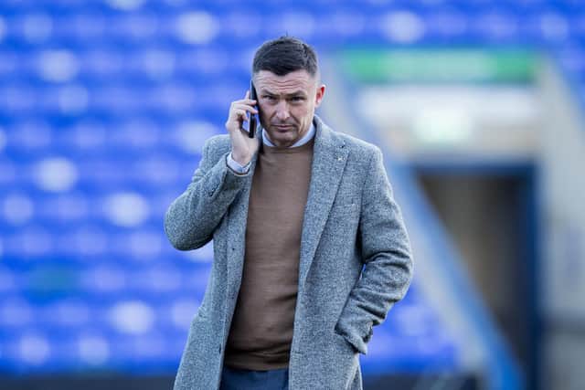 Sheffield United manager Paul Heckingbottom before the Sky Bet Championship match at the Weston Homes Stadium, Peterborough: Leila Coker/PA Wire.