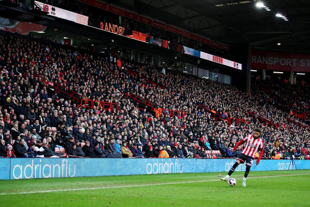 Sheffield United fans in the stands during the Sky Bet Championship match against Watford at Bramall Lane: Isaac Parkin/PA Wire.